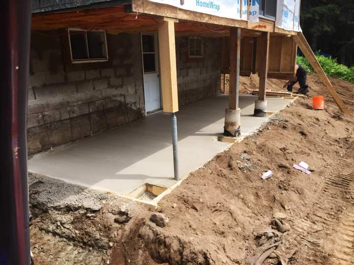 Foundation excavation L'Épiphanie