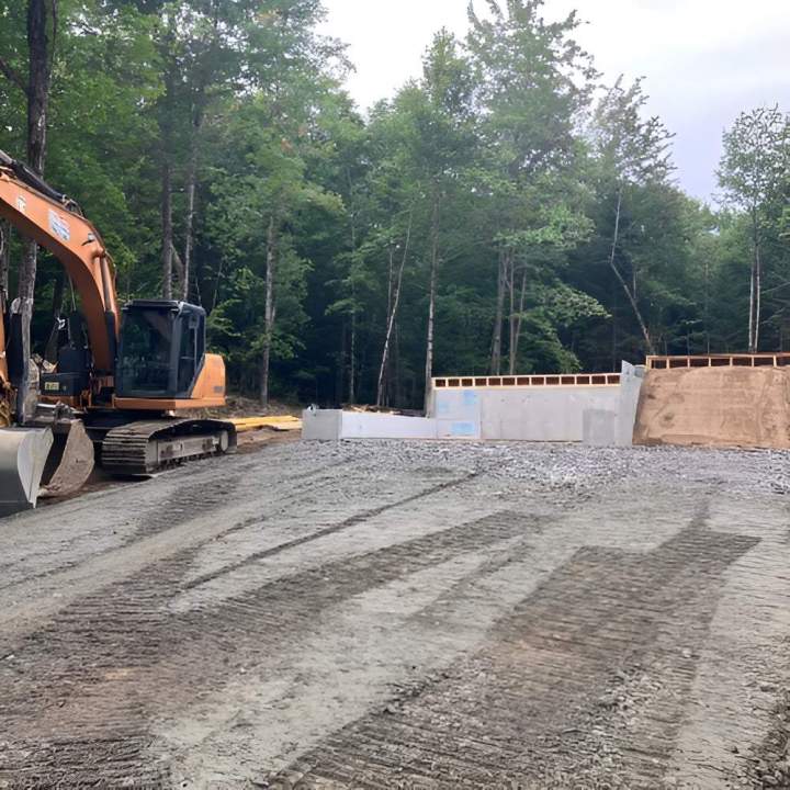 Precise excavation for solid foundations.